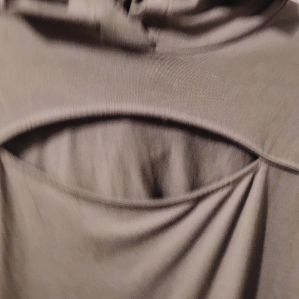 Almost Famous Olive Green Hoodie with Drawstring - Picture 4 of 7